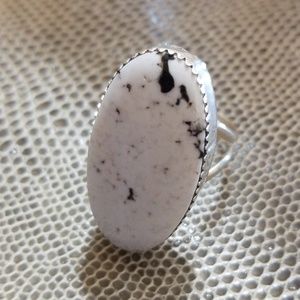 Lab,Dalmatian Pueblo  BBT Sterling silver ring